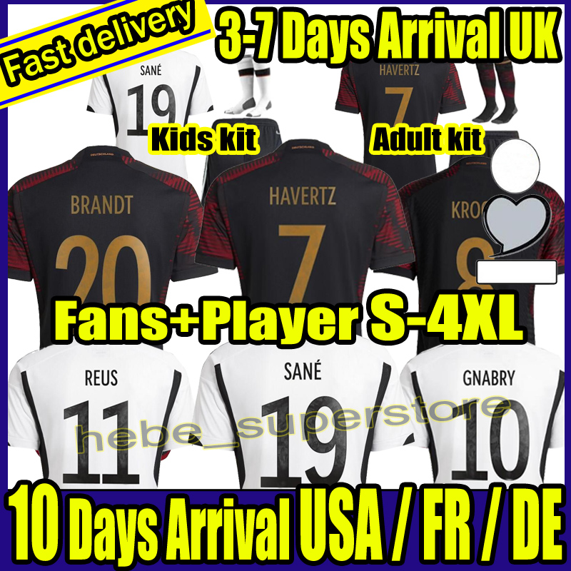 

4XL Fans Player soccer jersey 2022 2023 HUMMELS KROOS GNABRY WERNER DRAXLER REUS MULLER GOTZE football shirt germanyS Men kids / Adult Full kit with Socks, Kids kit