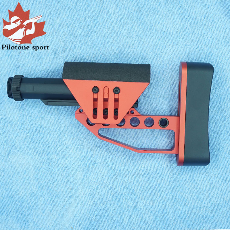 

Yygun Mil Xlr Buttstock Ar15 M4 M16 Aluminum Adjustable 29mm Buffer Outer Pipe Stock, Black