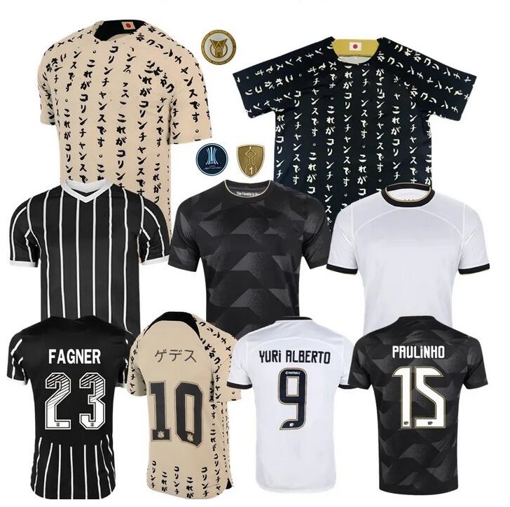 

2023-24 Corinthians Soccer Jerseys Thai Quality Customized Shirts Maycon WILLIAN ROGER GUEDES GIL JO FAGNER AUGUSTO Giuliano Paulinho Third Japan 10 Years, 22-23 third japan 10 year-libertadores