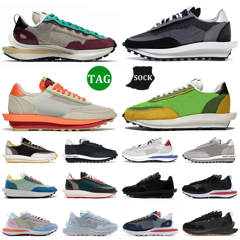 

jorda n Top Quality Men designer shoes waffle Triple Black White Tour Yellow Net Orange Blaze Sesame Blue Void Royal Fuchsia Black Gum womens sneakers mens trainers, #7