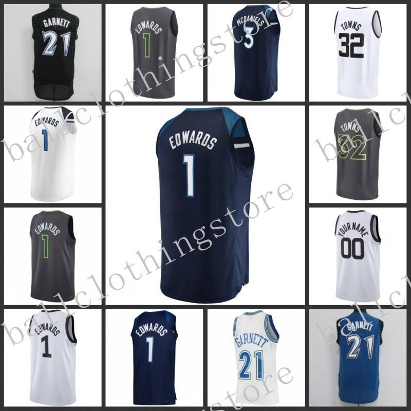 

Basketball Mens Jersey 27 Gobert 21 Garnett 10 Conley 32 Towns 1 Edwards 3 McDaniels 11 Reid 4Nowell 9 Walker Men Jerseys S-2XL, Color13
