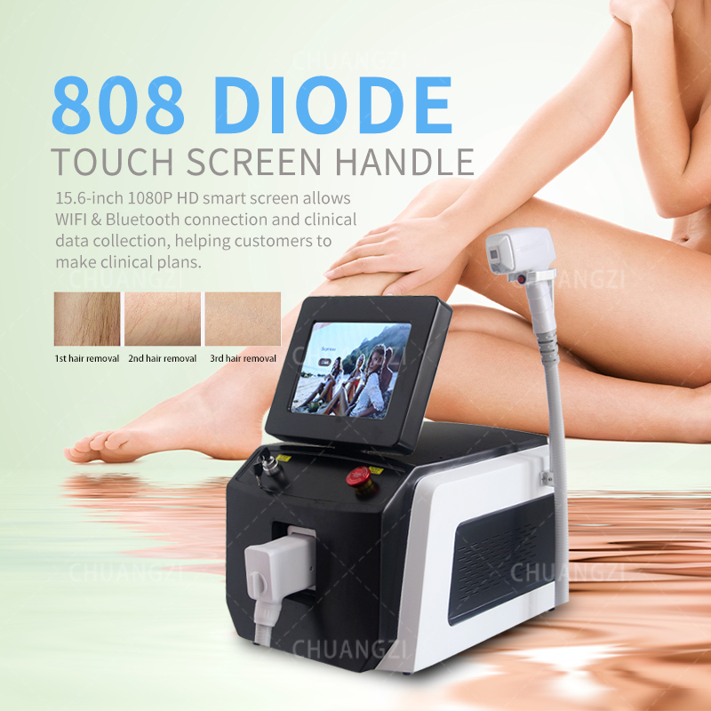 

2023 home use New Painless 808 Diode Laser Hair Removal Machine 2000W High Power Ice Platinum 3 Wavelength 755 808 1064 for Salon Beauty