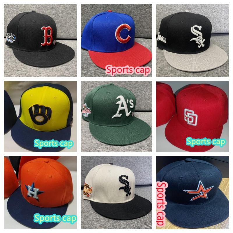 

Ball Caps 2023 Fashion Fitted Hats Adult Flat Brim Wholesale Whole Clased Snapback Hat Gorras Drop Men Baseball Women Bones, 17