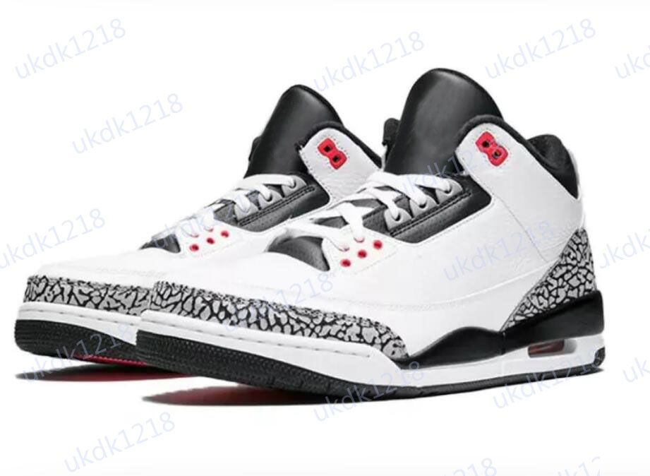 

Jumpman 3 Mens Basketball Shoes Retro Infrared 23 White Cement Grey Black 136064-123 Men Women Trainers Sports Sneakers