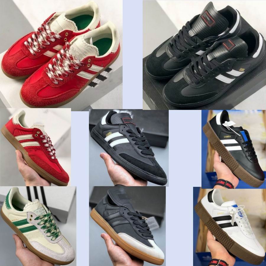 

Retro Samba Rose OG Vegan Running Shoes Classic UNC Red White Wales Bonner Grace Pharrell Humanrace Long Tongue Beige Black Green Campus Sports board Sneakers GY6612, Color14