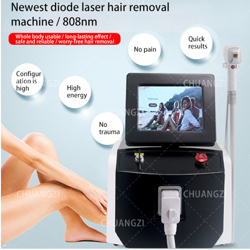 

808 Diode laser hair removal machine Remote control system 2000W 755nm 808nm 1064nm Ice Titanium 2023 newest arrivals