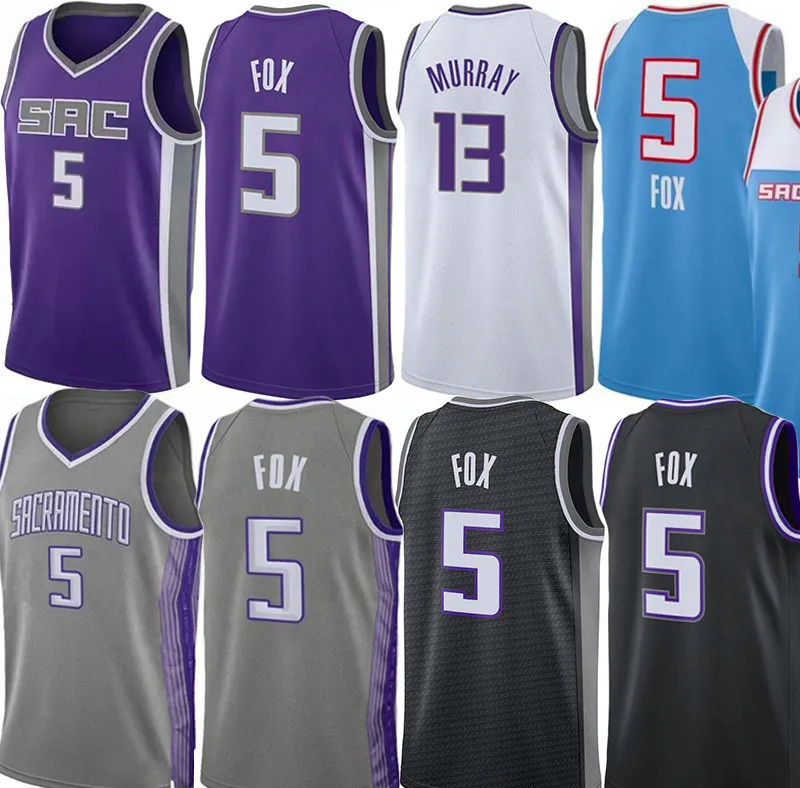 

SAC De Aaron Fox Basketball Jerseys Domantas Sabonis Men Keegan Murray Harrison Barnes Holmes Huerter Davion Mitchell Malik Monk Trey Lyles City Jersey, Colour 1