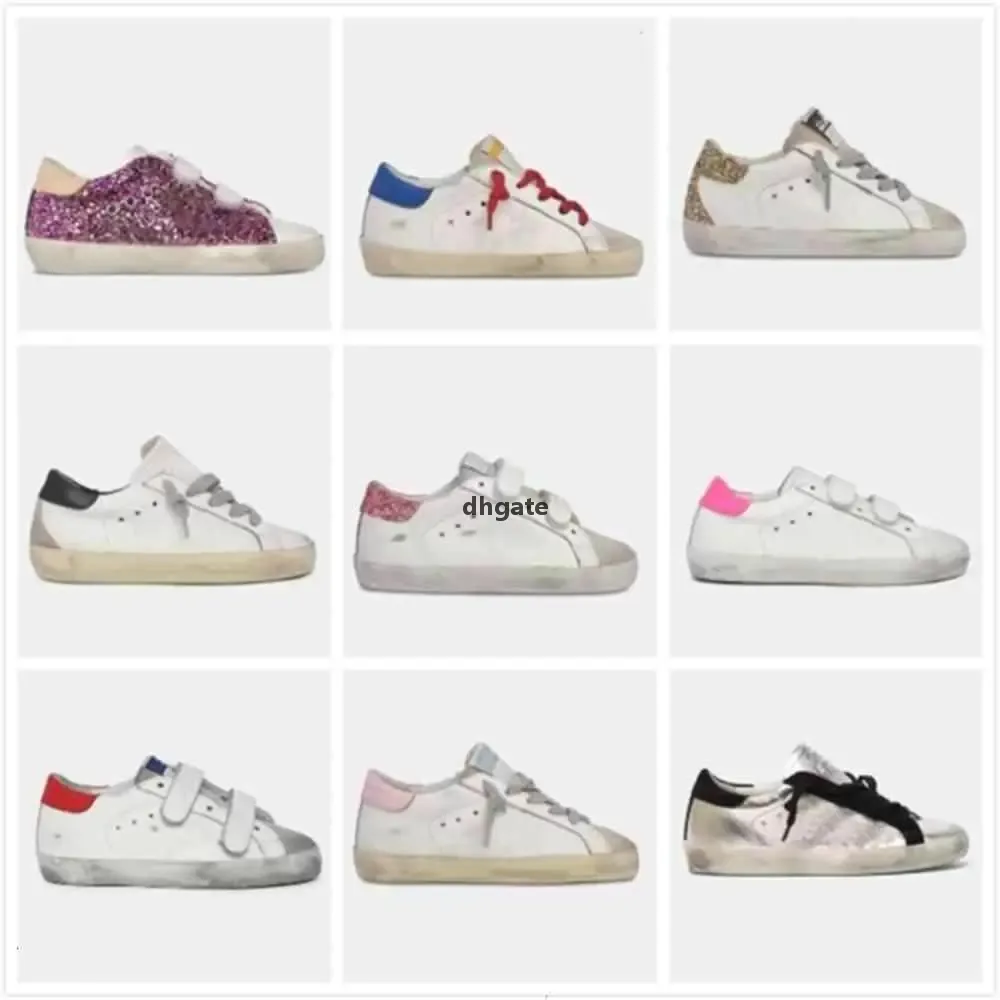 

Sequin 2023 goldens White gooseitys New Shoe custom sneakers Do Italy Childrens Classic Super Sneakers Kids -Old Dirty Child Designer Casu SqTh, Star 31