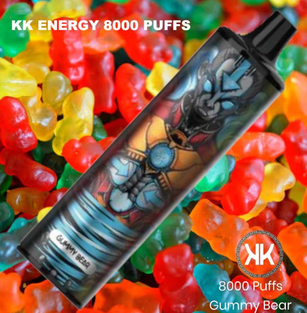 

new original disposable vape KK energy 8000 puffs 12 flavors e cigarette kit 12 ohm mesh coil rechargeable vapes 16ml pod 12 colo7130491