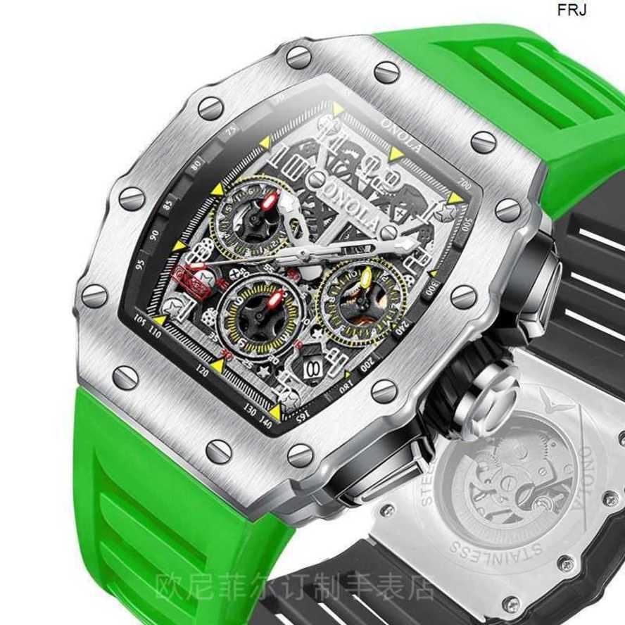 

Designer Watches Richads Milles Watch double Torque Flywheelrichads Titanium Hollow Wristwatch Waterproof Rm113 Miller Fully Automatic Mechanical Watch Male Fr, New cutout bugatti black x color
