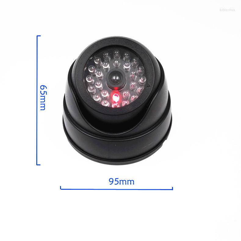 

Dummy Dome Fake Surveillance Security Camera CCTV Flashing Red LED Light Indoor