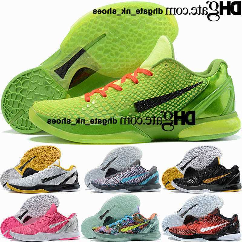 

black Shoes mamba 6 man basketball mens sneakers designer trainers women protro grinch 5 size us 13 14 eur 47 48 35 hollywood 3d prelude, With original logo