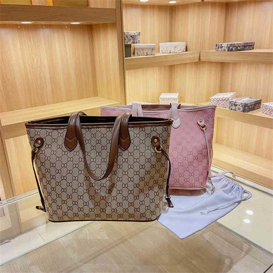 

2023 Designer bag Women's women's large capacity printed old flower Tote Fashion Bag single shoulder steamed stuffed bun mother bag, Khaki6