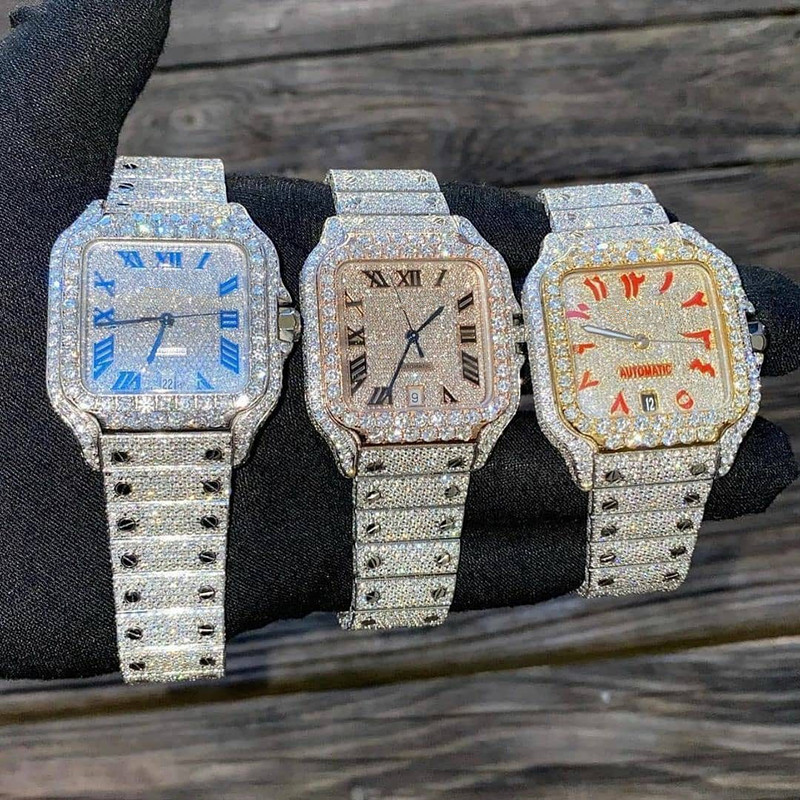 

luxury mens watch movement watches for men iced out watch moissanite watch wristwatch Mechanical automatic designer watches high quality diamond watch montre 0030, The screwdriver