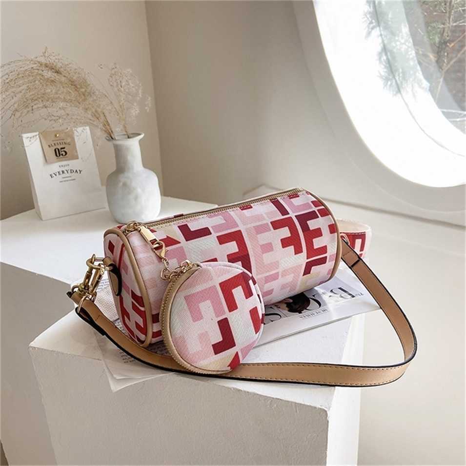 

2023 Designer bag Handbag spring and summer color canvas stick armpit Single Messenger Hand, Pink6