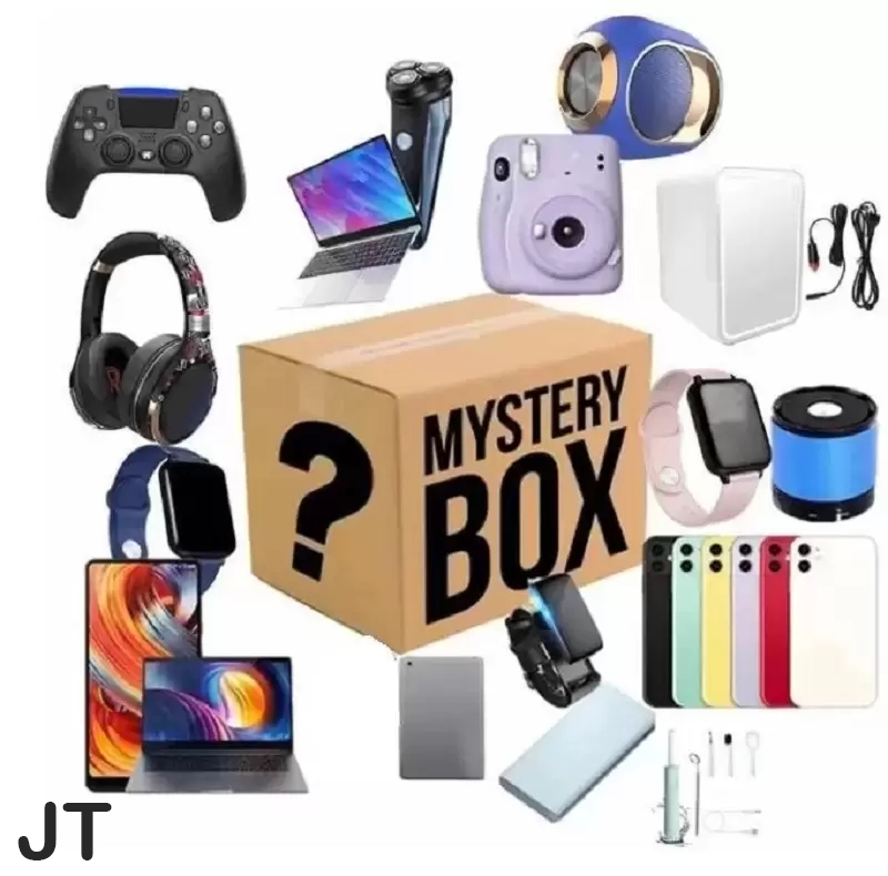 

Mystery box electronics random boxes birthday surprise gifts lucky gifts for 848D Bluetooth speakers Bluetooth headsets drones smart watches headset JTD