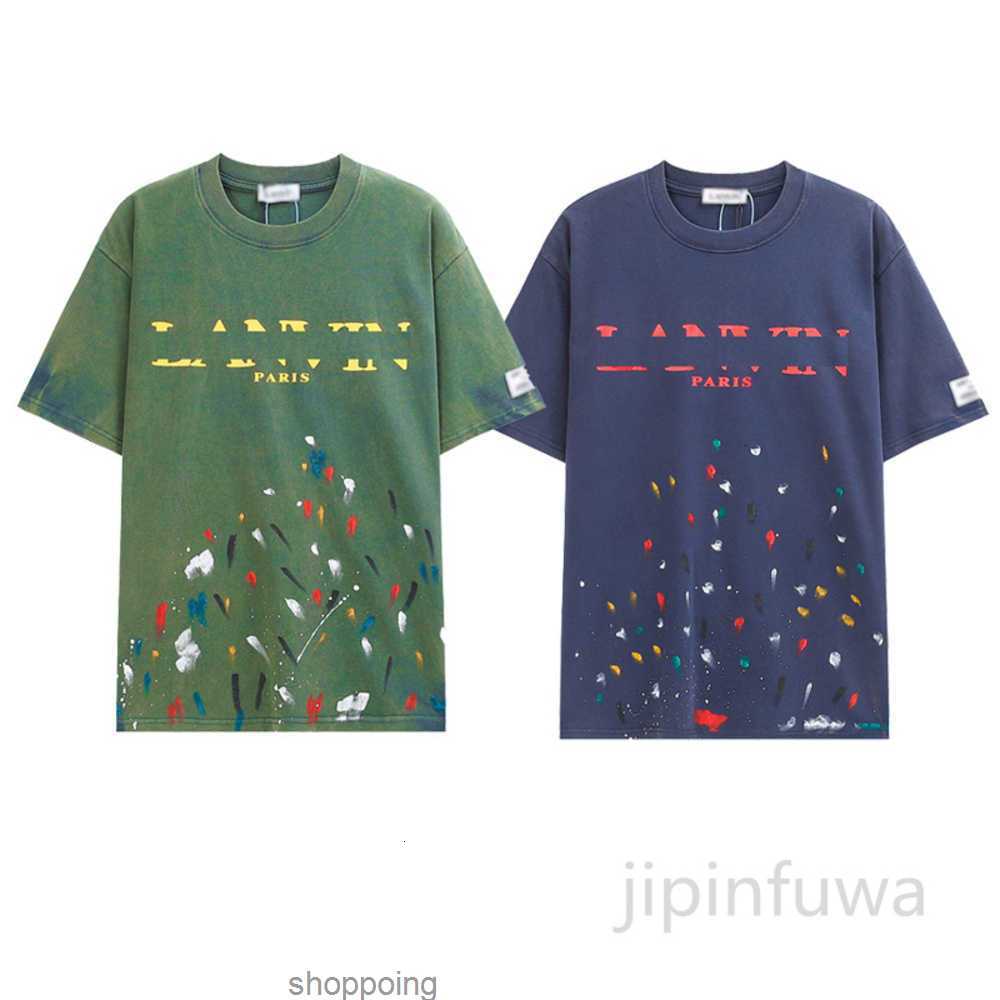 

Lanvins t Shirts Mens Women Luxury Graffiti Designers Tees 2023 Spring Summer Fashion High Street Letter Printed Short Sleeve Casual Sports Sweats T-shirts Kyxoqoxa, Purple