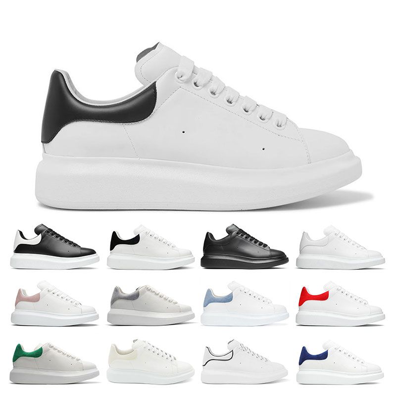

men women casual shoes luxury designer platform mens sneakers Triple White Suede Black Leather Blue lace up sports womens trainers size 36-45