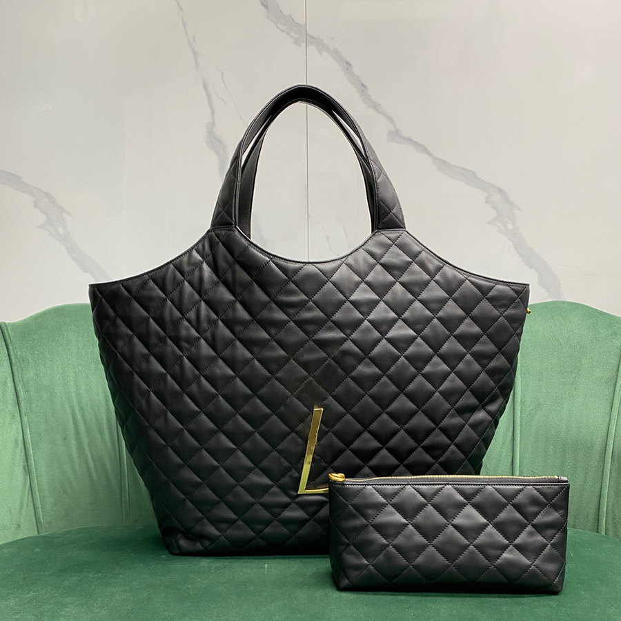 

TOP quality Tote bag designer bags 38cm genuine leather handbag Shopping bags With box Y034
