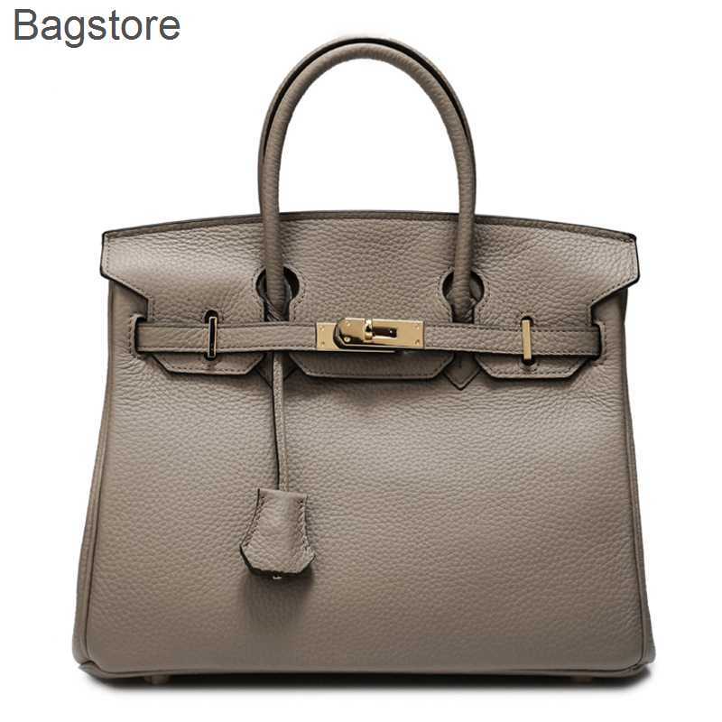 

Designer Luxurys High Quality Bag Herms Cowhide Berkin For Womens Handmade Wallet Fashion Letter Hemes Togo Handbags Kely null Leather Black 25 30 The Totes Bags 72Q3, Black 30cm