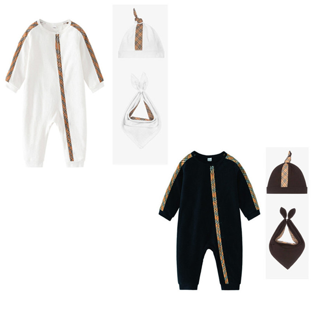 

Baby boy Girl Romper Infant Designer Brand Letter Costume Overalls Clothes Jumpsuit Kids Bodysuit for Babies Outfit Romper Outfit Jumpsuit, White