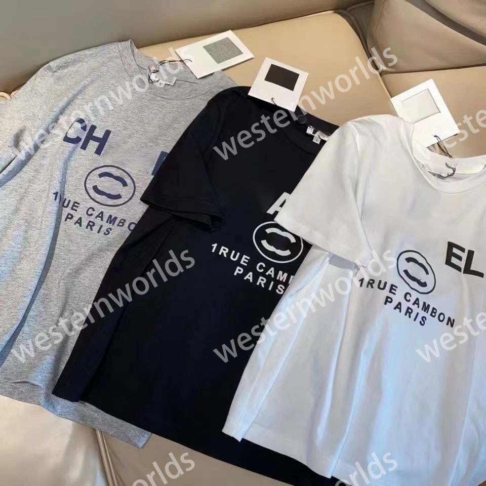 

M-4XL Designers channel woman t shirt TOPS TEES Women men sweat T-Shirts Embroidery hoodies chanels pants tshirts c