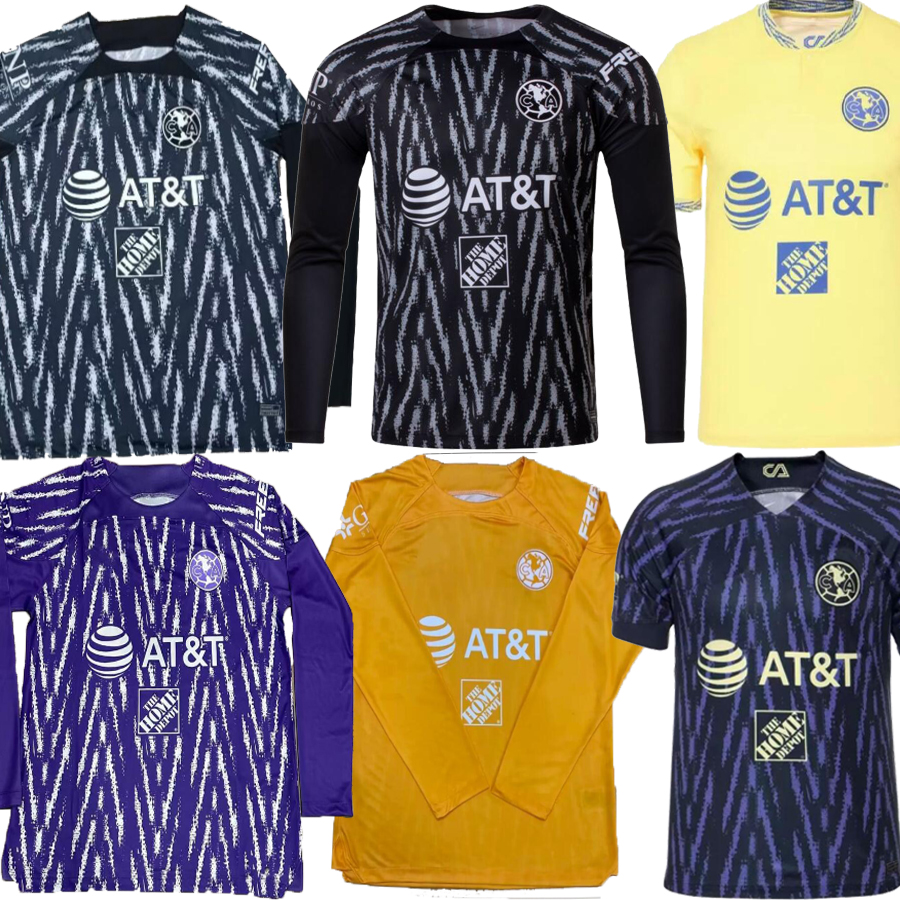 

Liga MX Club America Soccer Jerseys long sleeve 2022 2023 2024 R.MARTINEZ D.VALDES G.OCHOA GIOVANI FIDALGO training 23/24 football shirt, Purple