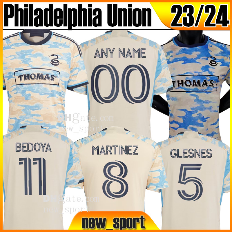 

23 24 Philadelphia Union Soccer Jerseys Fans player version 2023 Away UHRE MARTINEZ BEDOYA camisetas de fUtbol AARONSON PRZYBYLKO new sport Football Shirts Uniform, E679# 22 23