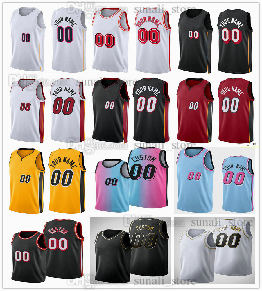 

Printed Basketball Dwyane 3 Wade Jerseys Jason 55 Williams Alonzo 33 Mourning Chris 1 Bosh LeBron 6 James Kevin 42 Love Jimmy 22 Butler Bam 13 Ado Tyler 14 Herro, Black