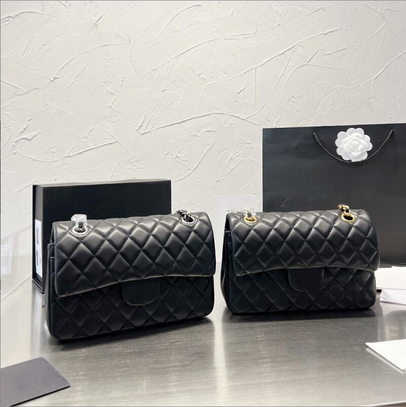 

handbag designer bag women crossbody bag high quality classic fashion handbags women luxury shoulder bag Diamond Lattice Metal Lock designer purse messenger bags, Grey gold chain