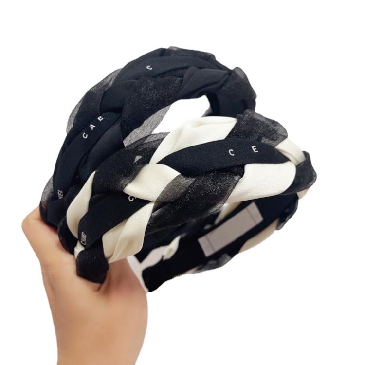 

Black White Women Headbands Designer Brand Monogram Hair Hoop Gift Love Romantic Design Headwear Fashion Multicolor HairBand Gift Springtime New Accessories