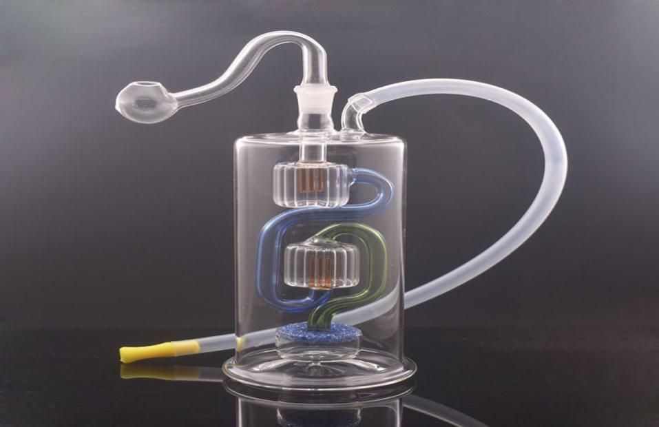 

1set Big Size Glass Oil Burner Bong Hookahs Inline Triple Matrix Perc Thick Pyrex Super Filtration Smoking Water Pipe Bongs with 19978951