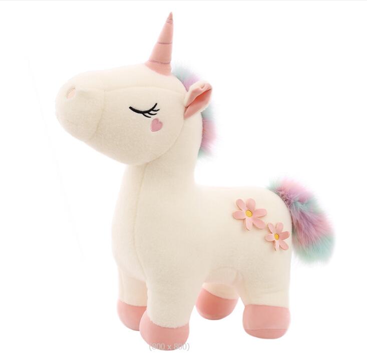 

Unicorn cute fantasy rainbow Plush toy pony plush toy children girls gift Girls Toys Stuffed Animals Movies TV, Mixed send