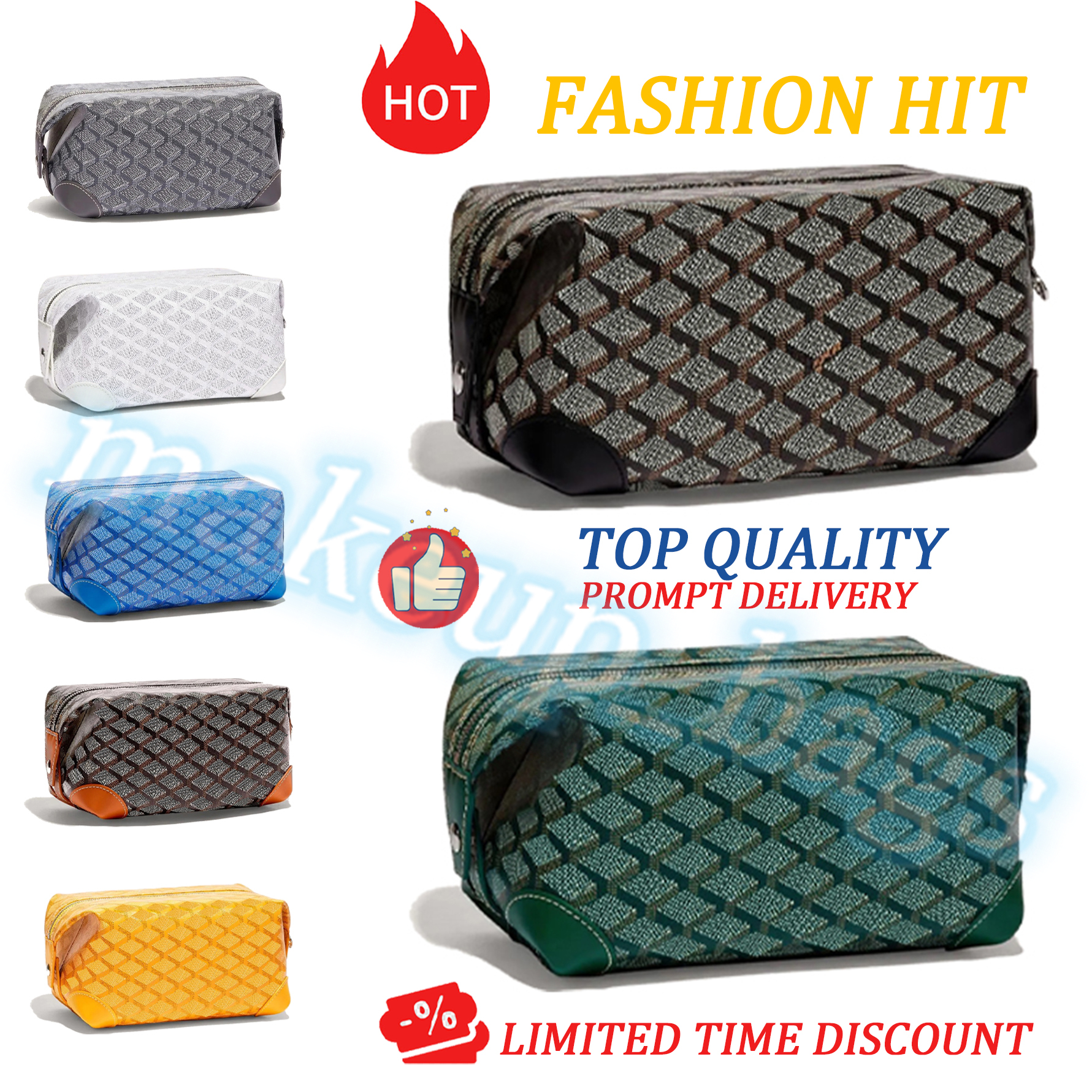 

Womens Mens Cosmetic lady makeup camera Bags Toiletry 25 Luxury Designer make up fashion CrossBody handbag leather Shoulder purse Evening wash wallet Clutch Bags, Yellow