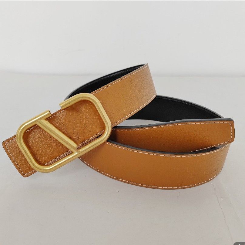 

Mens Designer Belts Luxurys Genuine Leather Belt For Women Ceinture Fashion Ladies Woman Valentinoity Waistband Girdle Gurtel V buckl Belts Letter Gold Buckle, Separate