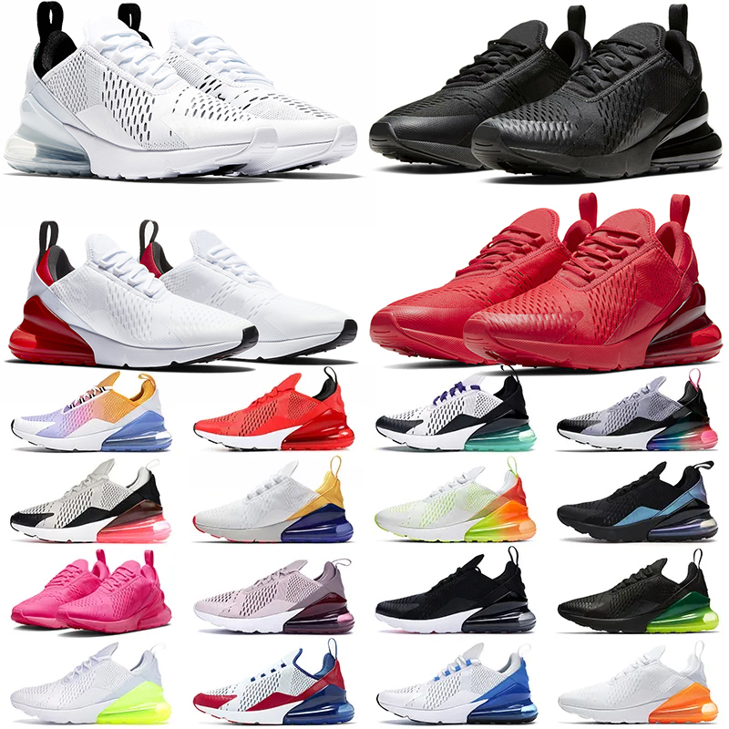 

270 270s Running Shoes Mens Trainers Triple Red Black Core White Cactus Metallic Gold Orange Volt Men Women Outdoor Sports Sneakers size 36-45, 36-45 grape