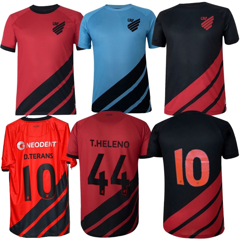 

2023 2024 Athletico Paranaense Soccer Jerseys 23 24 Vitor Roque D.TERANS Pablo Home Away third Fotball Shirt T.HELENO Short Sleeves Uniforms, 2023 home libertadores jersey