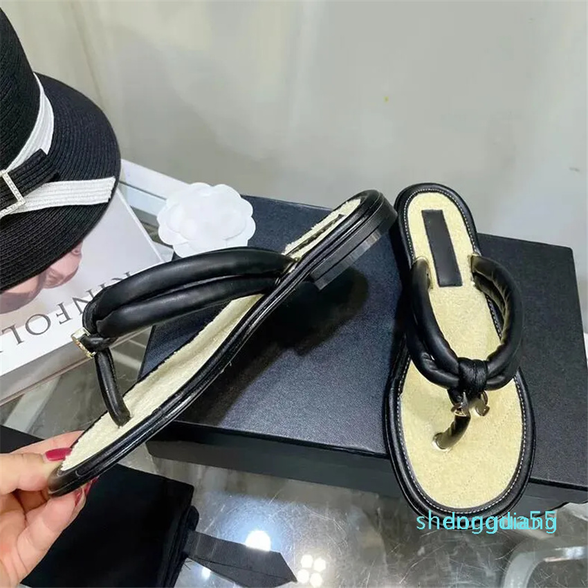 

flip flops women designer slipper slide sandals summer brand corium shoes booties classic beach casual leather sandals womens woman outside slippers, Color1