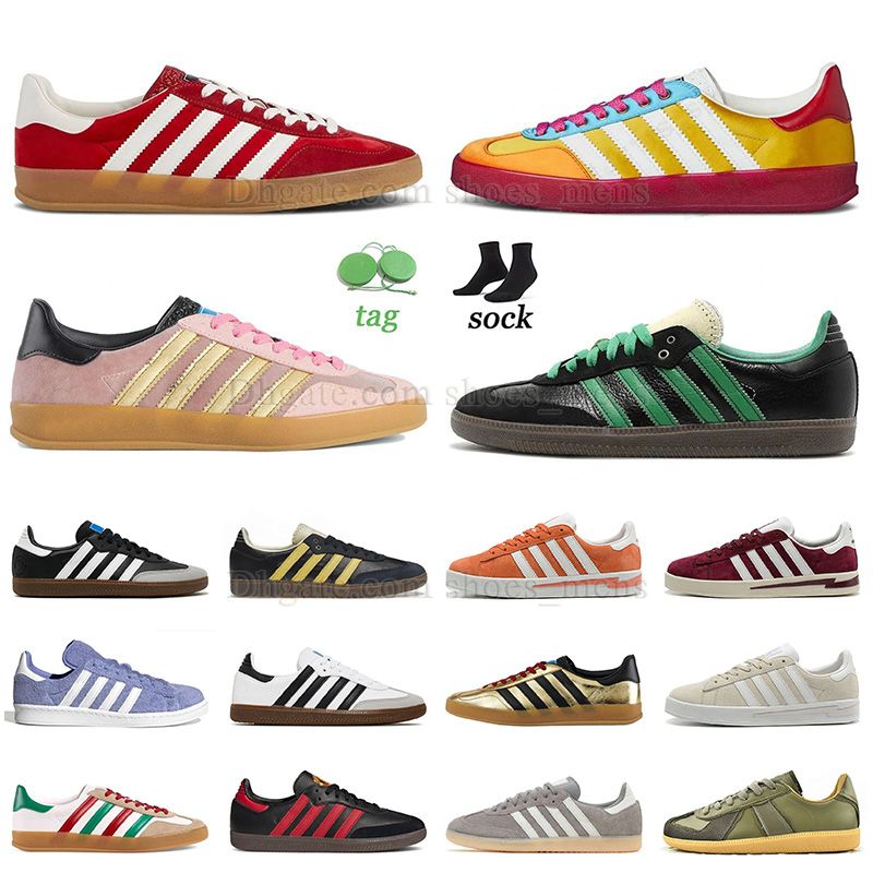 

new fashion casual shoes gazelle og black red yellow samba sneaker pink velvet green blue bird gum beige brown men women outdoor jogging shoes flat canvas shoes, 04 36-46 (4)