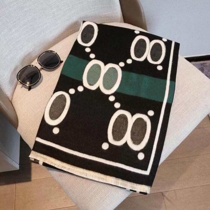 

fashion cashmere cashmeree scarf ladies autumn and winter plaid letter jacquard shawl exquisite workmanship