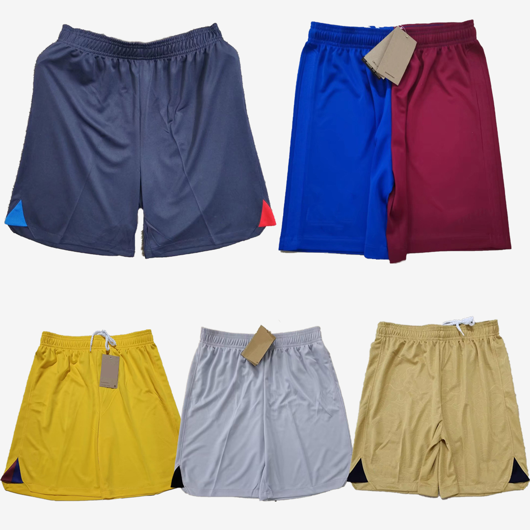 

soccer shorts barcelona Mens 22 23 Fans version LEWANDOWSKI PEDRI ANSU FATI GAVI Rosalia 2022 2023 barca football pants home away third fourth pantalones de futbol, 2022/2023 away