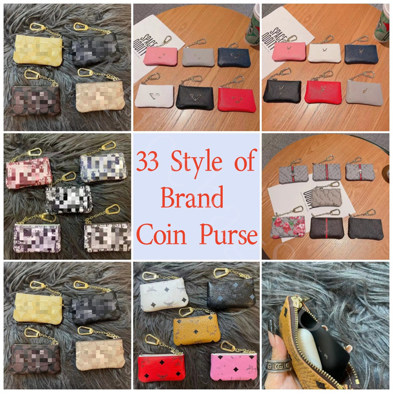 

33 Style Of Luxury Coin Purses G M C Y D Brand Zipper Mini Wallets Card Holder Bags Cash Case Soft Leather Zipper Bag Luxury Designer Wallet With Fast Shipping No Box Trend, P-2