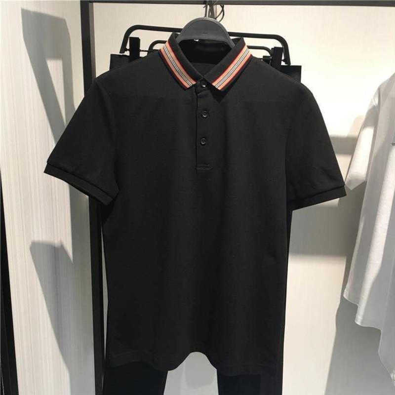 

Casual polo shirt shorts men Short sleeved Tshirt Burb designer tshirt Cotton Sweatshirt Tb Embroidery Pullover Tees Button shirts, No logo white t-shirt