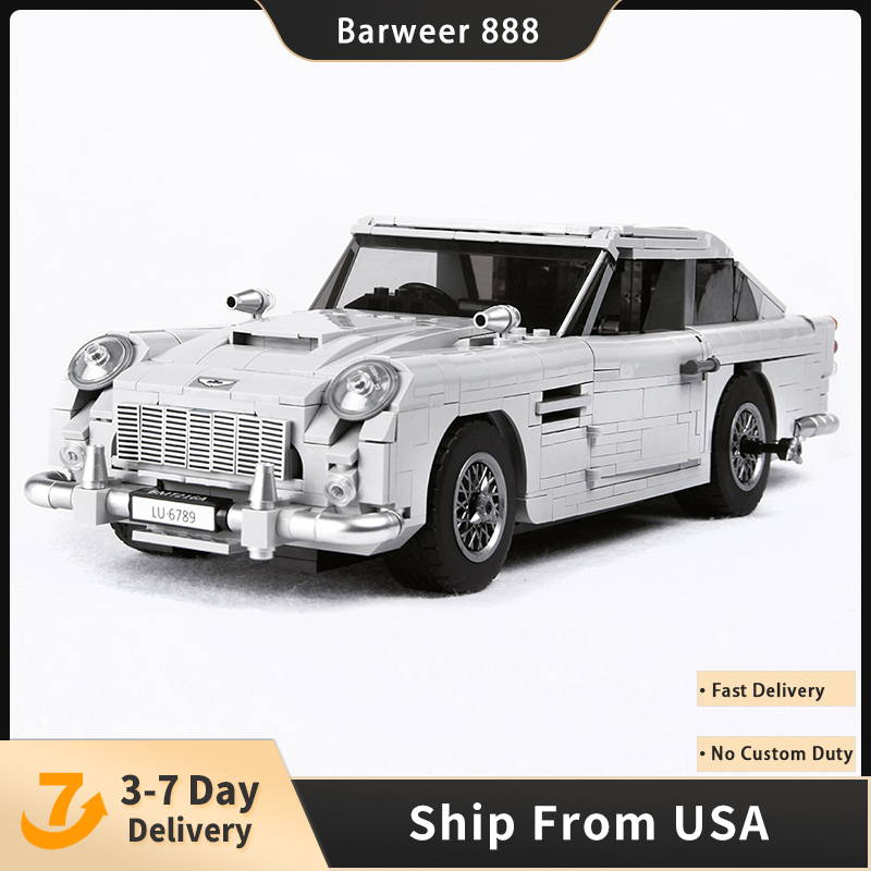 

Creative Block James Bond Espionage Car Agent Luxury Car 1290PCS Building Blocks Bricks Toys Compatible With 10262