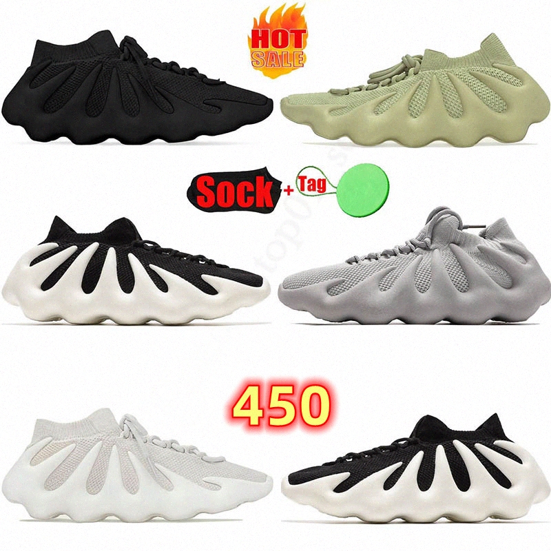 

450s 450 Cloud White Shoes Slippers Men Womens Dark Slate Cloud Black Resin West clouds Wave Outdoor Runner leisure Sneakers EUR 36-45