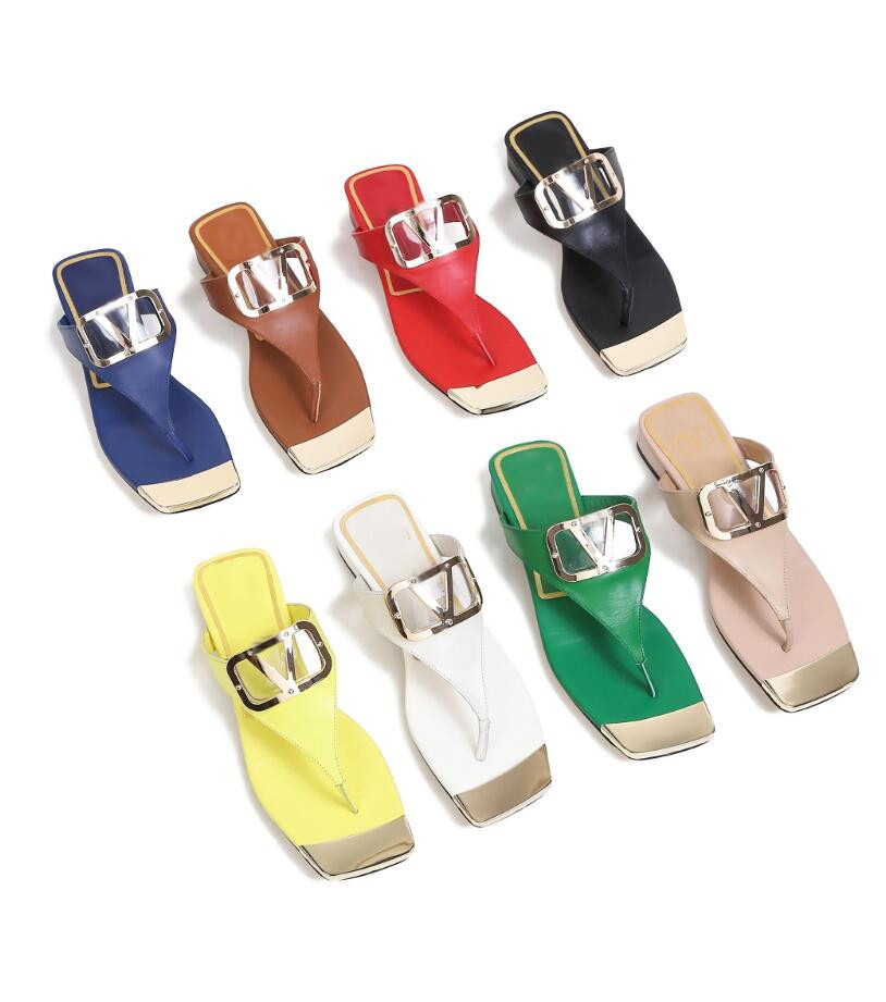 

2023 Brand Women's Sandals Designer Summer Outdoor Fashion Luxury Women's Sandals Premium Flat Beach Shoes Sizes 35-43