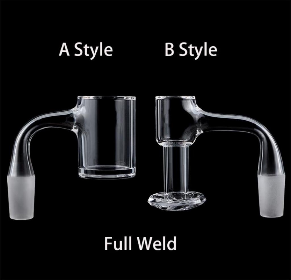 

A 30mm OD Full Weld Smoking Beveled Edge And B Terp Slurper Quartz Banger With Blender Bottom 20mmOD Slurpers Seamless Nails For G2937615