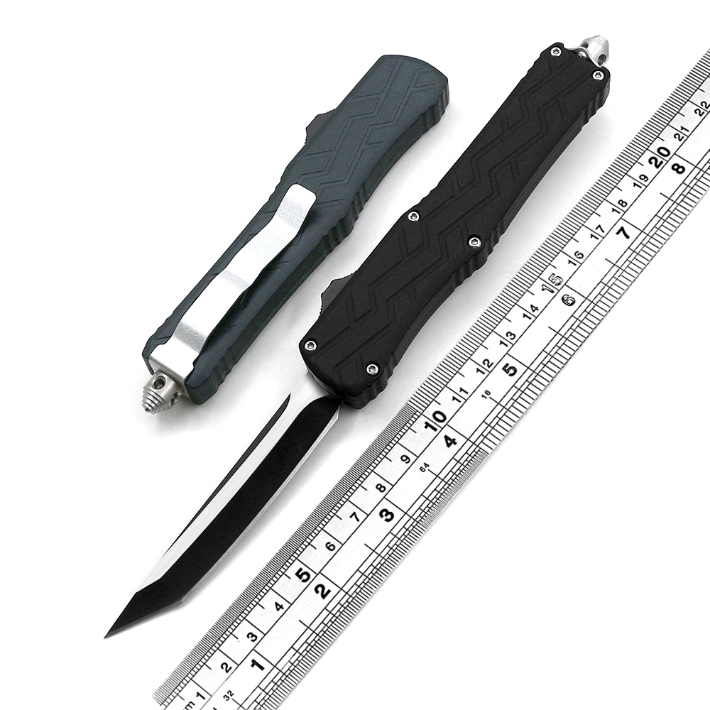 

Heavy Duty Outdoor Camping Tactics Survival Automatic Knife 440 blades Zinc-Aluminum Alloy Handle Kitchen EDC Tool Holiday Gift