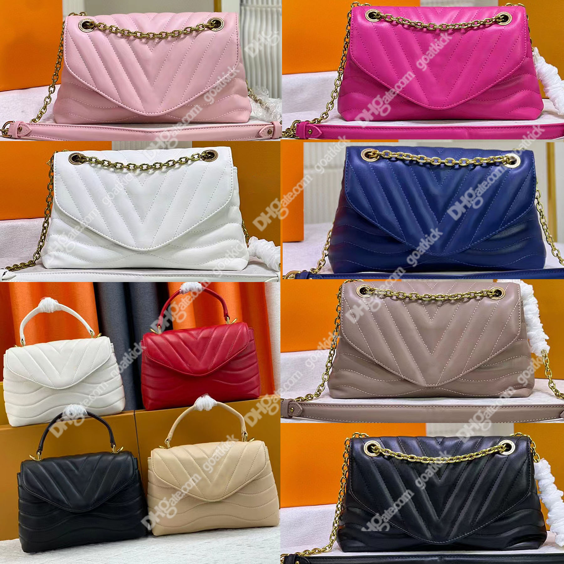

New Wave Shoulder Bag Multi Crossbody Designer Womens Classic Fashion Coin Pouch Purse Handbags Designer Bags Tote Handbags Chain Genuine Pochette Quilted Wallet