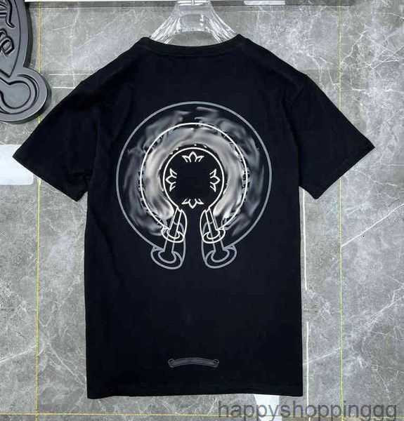 

Summer Men's t Shirts Brand Heart Ch Man T-shirt Fashion Women Cross Chromes Sanskrit Tees Letter Short Sleeve Designer Tshirts 61oq9